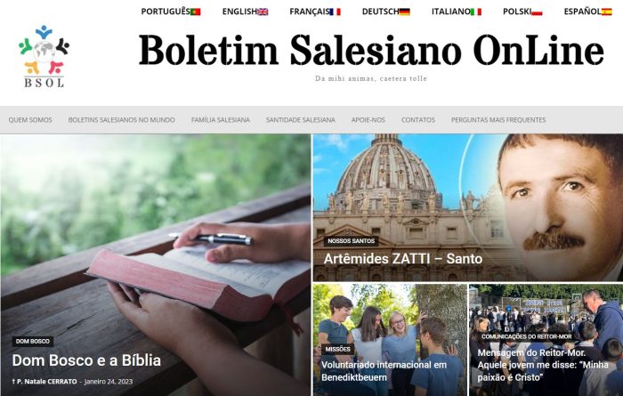 Salesianos lancam novo site mundial