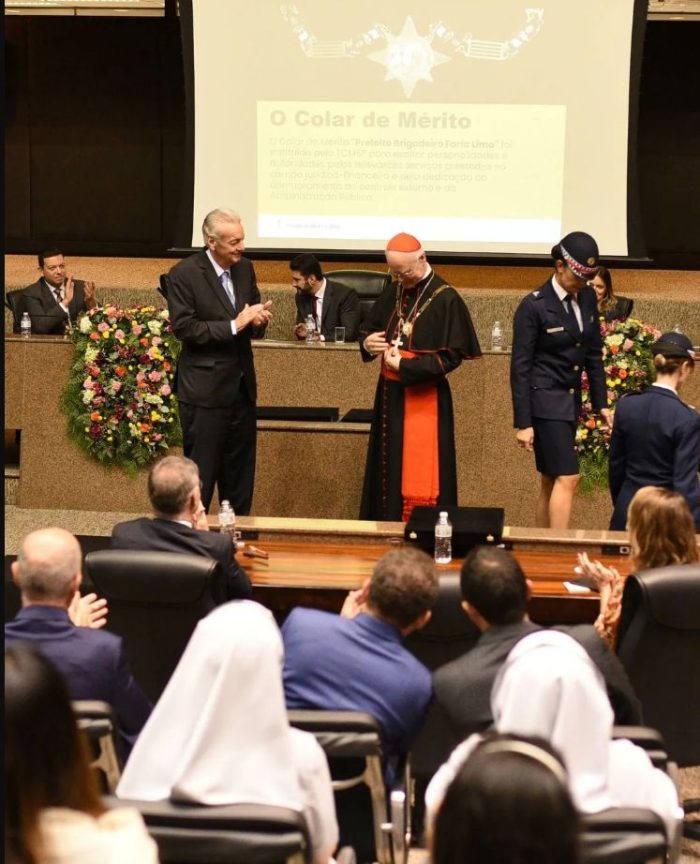 Cardeal Odilo recebe homenagem do Tribunal de Contas do Municipio de Sao Paulo 2