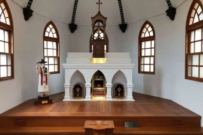 Igreja de Santo Andre Kim e listada como patrimonio nacional na Coreia do Sul