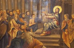 Jesus prega na Sinagoga