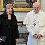 Presidente da Republica da Eslovenia e recebida pelo Papa no Vaticano 3