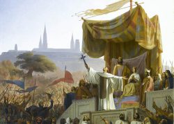 Sao Bernardo prega a Segunda Cruzada