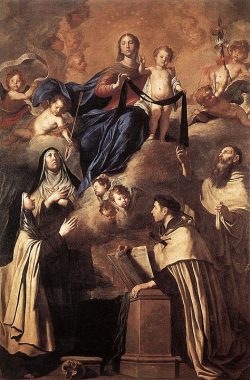 474px Pietro Novelli Our Lady of Carmel and Saints