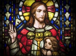Cristo com crianca Catedral de Cristo Rei Hamilton Canada Foto Gustavo Kralj 1