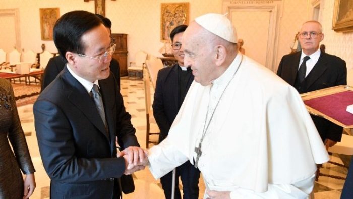 Papa recebe Presidente da Republica Socialista do Vietna 1