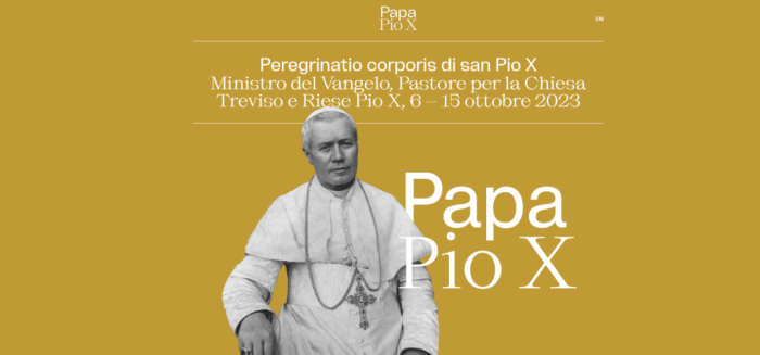 Reliquias de Sao Pio X peregrinarao por Treviso