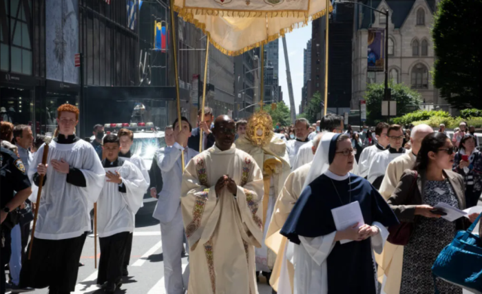 Procissao Eucaristica percorrera ruas de Nova York