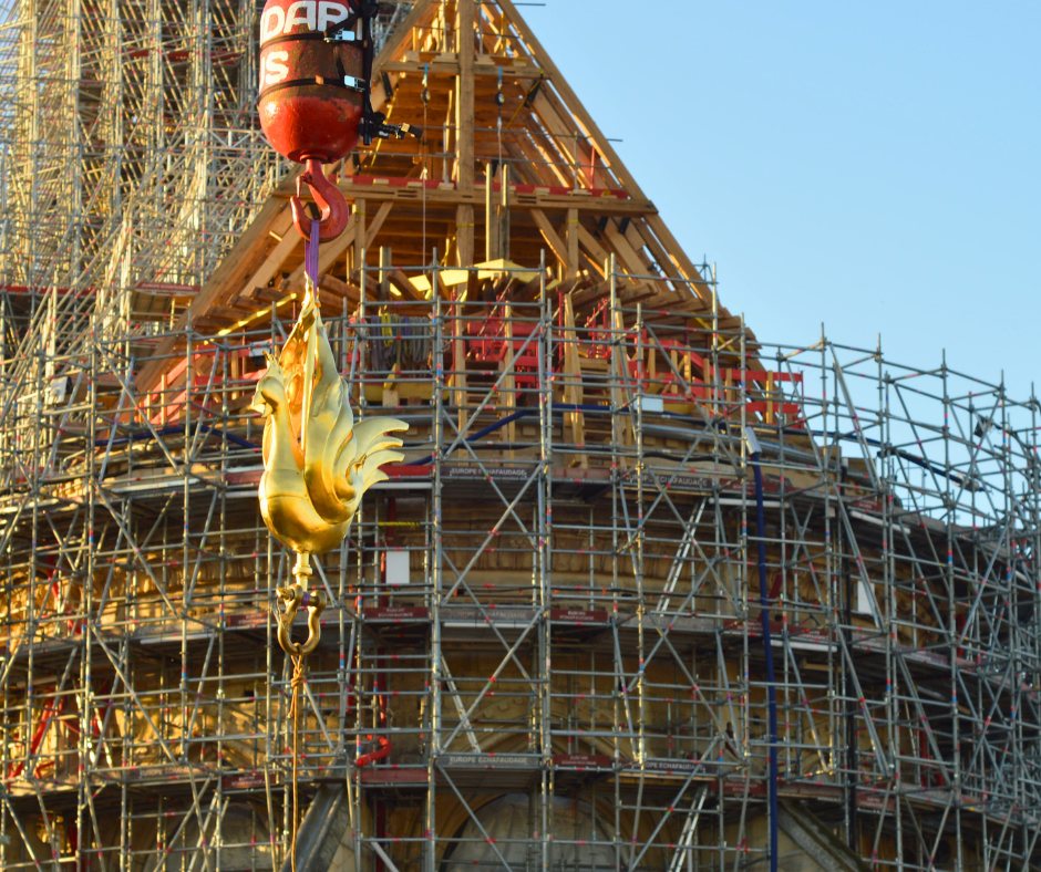 Catedral de Notre Dame de Paris ganha nova estrutura de telhado