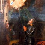 458px Milagre de Ourique c. 1880 1890 Antonio Jose Pereira Irmandade de Nossa Senhora de Rodes Paroquia de Reriz Diocese de Viseu
