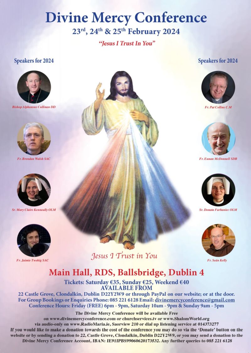 Irlanda sediara Conferencia da Divina Misericordia de 2024 2