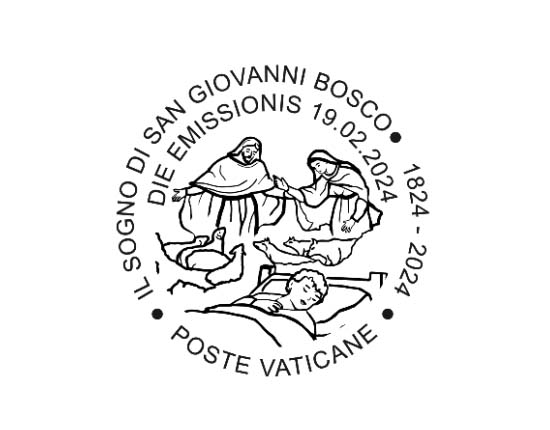 Vaticano lanca selo e Carimbo Postal pelo Bicentenario do Sonho de Sao Joao Bosco 2