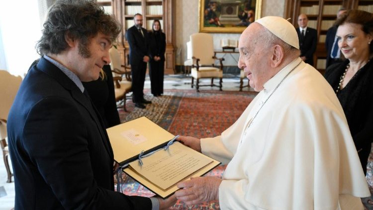 President Javier Milei meets Pope Francis