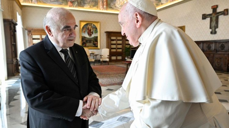 Papa Francisco recebe Presidente da Republica de Malta em audiencia no Vaticano 1
