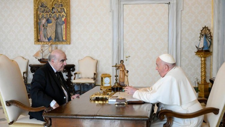 Papa Francisco recebe Presidente da Republica de Malta em audiencia no Vaticano 2