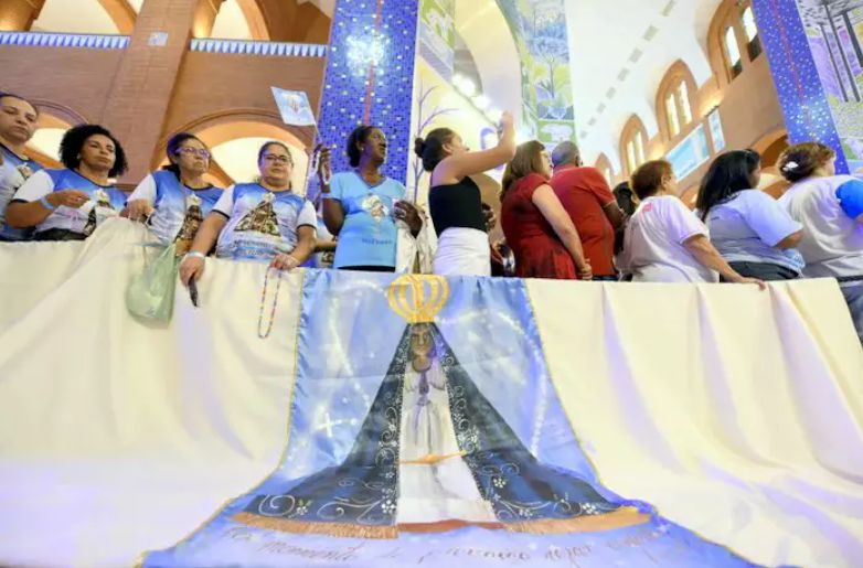 Santuario de Aparecida recebe Romaria Nacional do Terco das Mulheres 2024