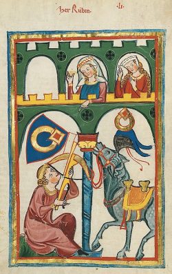 453px Codex Manesse 169v Herr Rubin