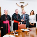 Cardeal Pietro Parolin se encontra com o presidente do Brasil