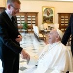 Papa Francisco recebe o presidente da Letonia no Vaticano 2