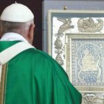 Papa celebra 1500 anos de veneracao a antiga imagem mariana