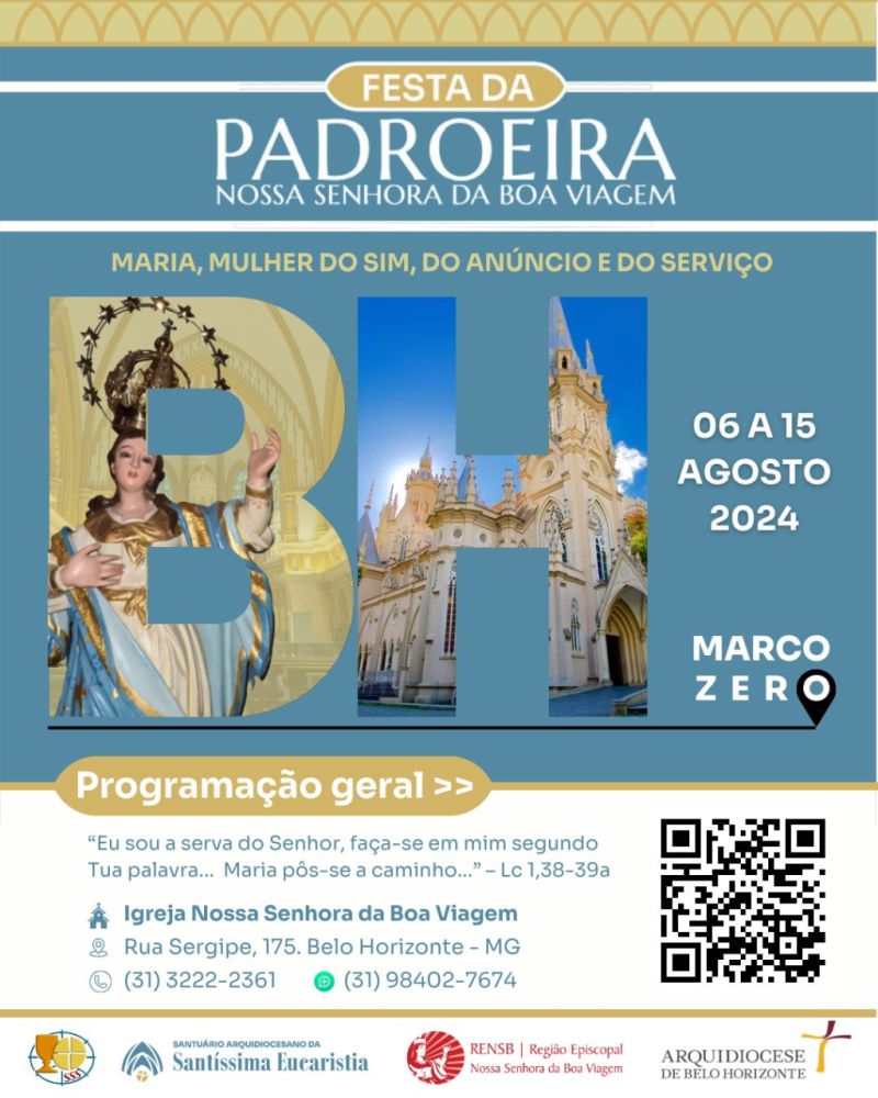 Santuario Arquidiocesano de Minas Gerais celebra a padroeira de Belo Horizonte