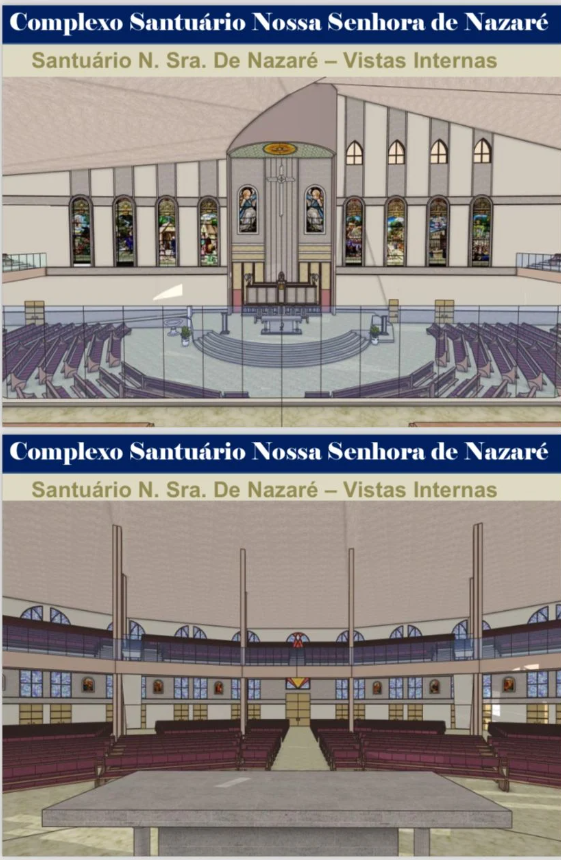 Projeto do Novo Santuario Nossa Senhora de Nazare e apresentado no Para 2