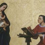 Nossa Senhora posa para Sao Lucas Santa Maria de Tyn Praga Republica Checa Foto Reproducao