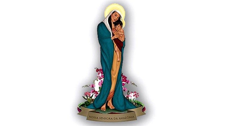 Papa recebe imagem de Nossa Senhora da Amazonia 2