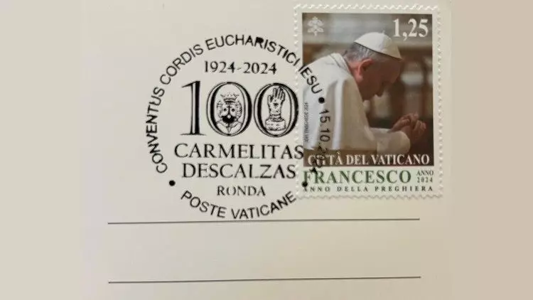 Vaticano dedica carimbo postal ao Centenario do Convento Carmelita de Ronda 1