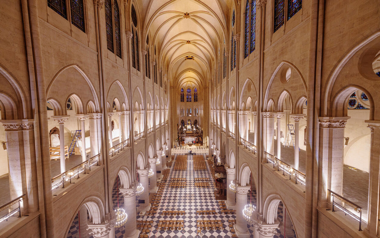 Reveladas as primeiras imagens da Catedral de Notre Dame de Paris restaurada