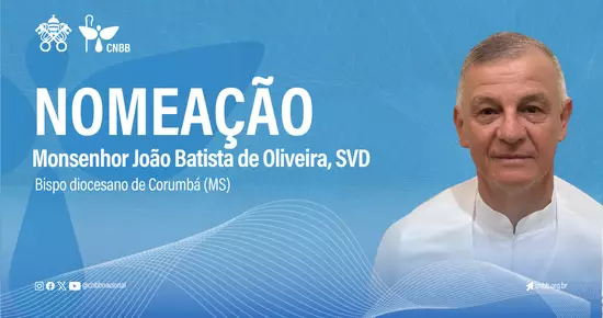 Papa Francisco nomeia novo Bispo para a Diocese de Corumba MS