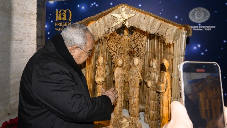 Presepio do Santuario Cristo Redentor e exposto no Vaticano 3