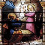Sao Jose se prostra ante o Menino Jesus 1