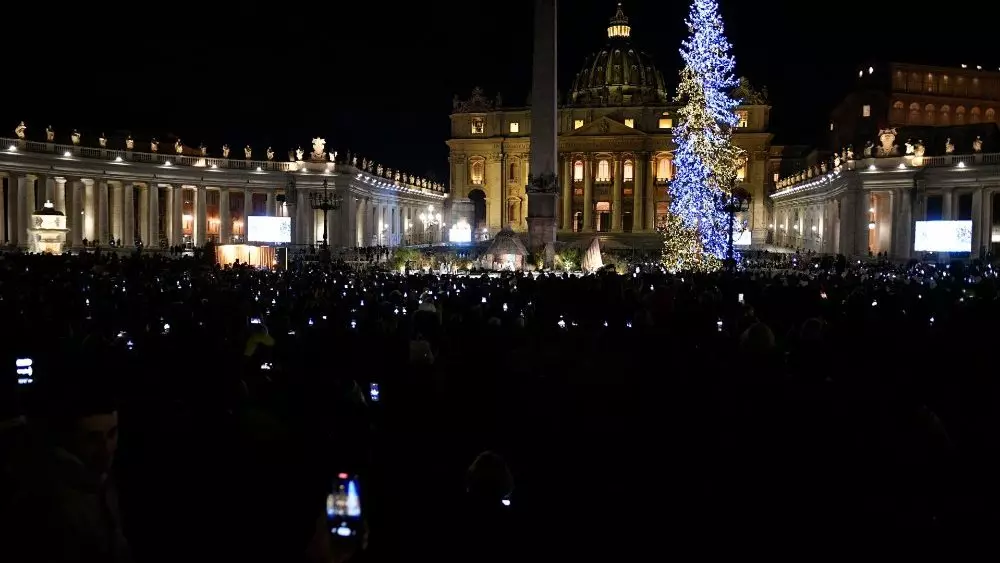 Vaticano inaugura Presepio e Arvore de Natal 2024 2