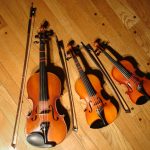 Violins different sizes