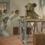 572px Paul Hippolyte Flandrin Fra Angelico visite par les anges 1894
