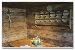 Interior da casa de São Nicolau de Flüe, Sachseln (Suíça)