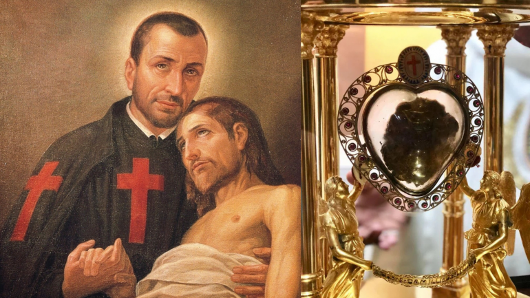 Reliquia de Sao Camilo e venerada em Catedral nas Filipinas 3