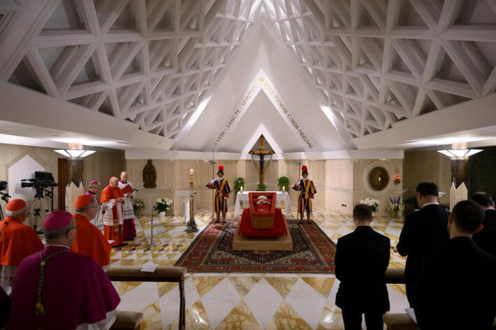 Santa Se divulga programacao do funeral do Papa Francisco