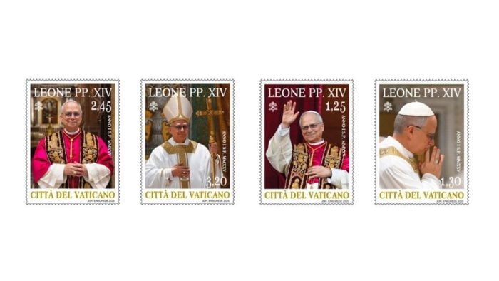 Primeira serie de selos do Papa Leao XIV e emitida pelo Vaticano 1