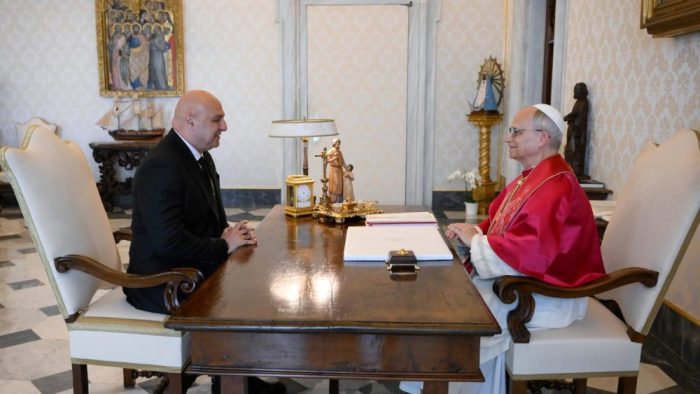 Leao XIV recebe presidente do Libano Joseph Aoun 2