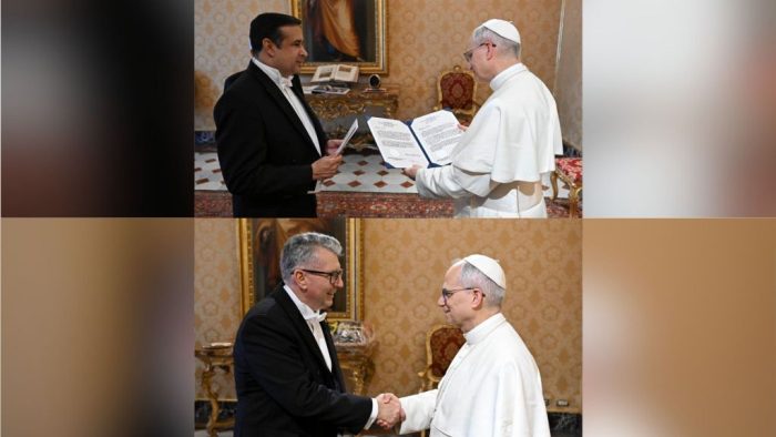 Papa recebe embaixadores da Australia e da Republica Dominicana junto a Santa Se