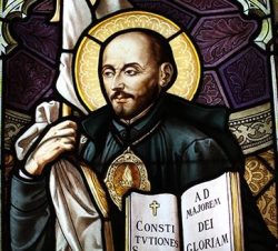 Aparicion de Cristo a San Ignacio de Loyola Iglesia de San Carlos Borromeo Zaragoza Espana mjvf e1655216764141