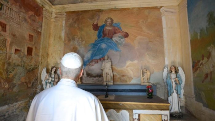 Papa Leao XIV visita Santuario de Nossa Senhora das Gracas de Mentorella 5