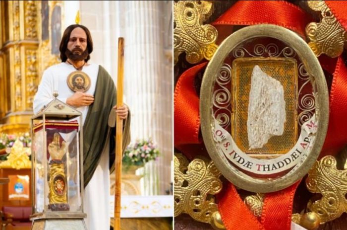 Reliquia de Sao Judas Tadeu esta de volta a Catedral do Mexico