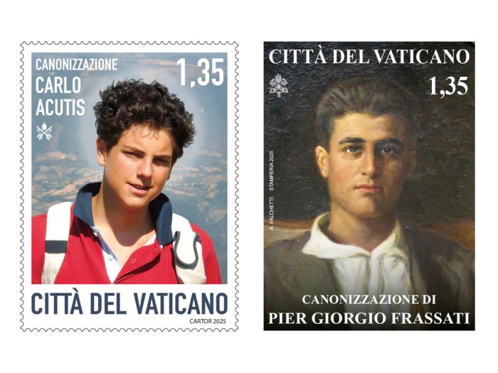 Correios do Vaticano celebram canonizacao de Frassati e Acutis