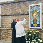 Mosaico de Nossa Senhora de Lujan e entronizado nos Jardins do Vaticano 4