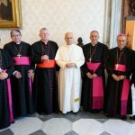 Papa Leao XIV recebe a presidencia do CELAM no Vaticano
