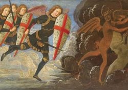 “São Miguel e os Anjos em guerra contra o demônio”, por Domenico Ghirlandaio - Instituto de Artes de Detroit (Estados Unidos) Foto: Reprodução