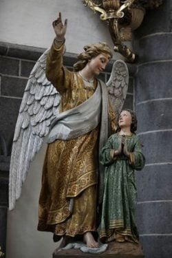 Santo Anjo da Guarda - Igreja de Nossa Senhora, Bruges (Bélgica) Foto: Francisco Lecaros