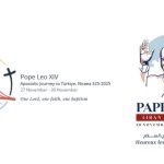 Conheca os logotipos das viagens que Leao XIV fara a Turquia e ao Libano e1761598099340
